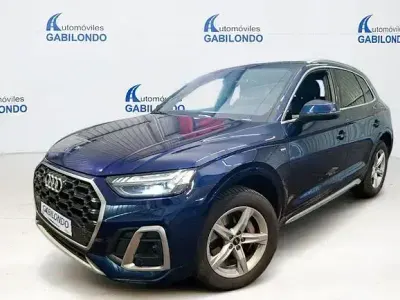 Usado Audi Q5 S-Line 299 CV (219 kW) 2021 Azul SUV
