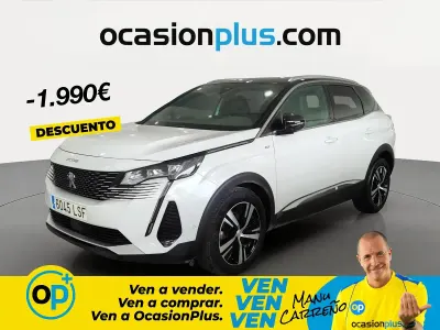 Usado Peugeot 3008 GT 130 CV (95 kW) 2021 Blanco SUV