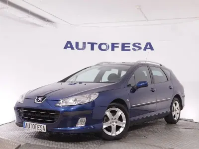 Usado Peugeot 407 Sport 136 CV (100 kW) 2006 Azul Familiar