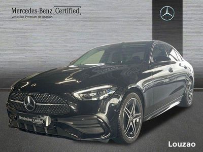 Negro obsidiana Usado 2024 Mercedes C300e AMG line | 54.500 € (Un poco caro)
