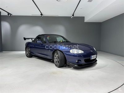 Usado Mazda MX5 Active 110 CV (80 kW) 2004 Azul Descapotable