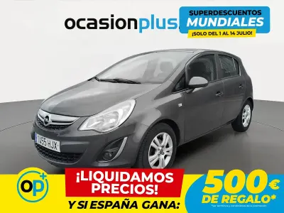 Usado Opel Corsa Selective 75 CV (55 kW) 2012 Gris Utilitario