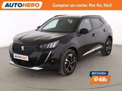 Usado Peugeot 2008 GT-line 131 CV (96 kW) 2021 Negro SUV