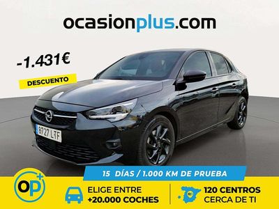 Usado Opel Corsa GS Line 100 CV (73 kW) 2021 Negro Utilitario