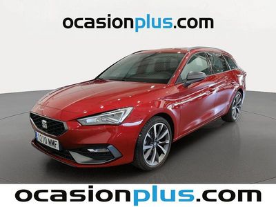 Usado Seat Leon FR 130 CV (95 kW) 2023 Rojo Utilitario