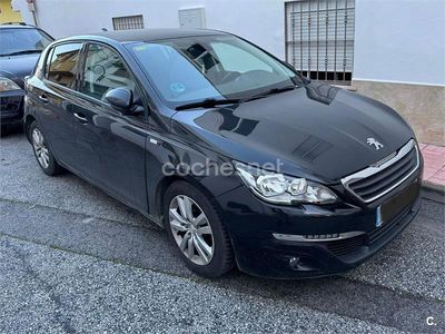 Usado Peugeot 308 Style 100 CV (73 kW) 2016 Negro Berlina