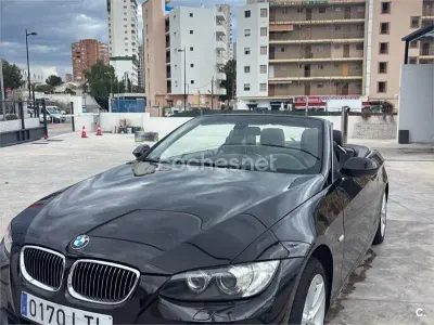 Usado BMW 320 Cabriolet 177 CV (130 kW) 2008 Negro Descapotable