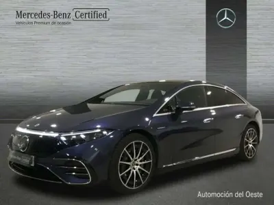 Usado Mercedes EQS580 389 kW (530 CV) 2022 Azul Berlina
