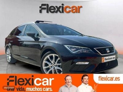 Usado Seat Leon ST FR 125 CV (91 kW) 2018 Negro Familiar