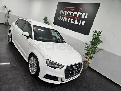 Usado Audi A3 S-Line 190 CV (139 kW) 2017 Blanco Berlina