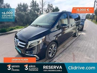 Begagnad Mercedes V220 163 HK (119 kW) 2021 Blå Minibuss