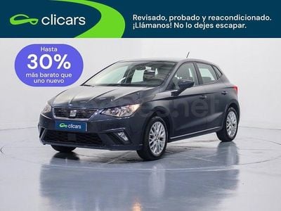 Usado Seat Ibiza Style 90 CV (66 kW) 2020 Negro Utilitario