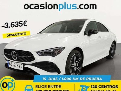 Usado Mercedes CLA250e 218 CV (160 kW) 2024 Blanco Berlina