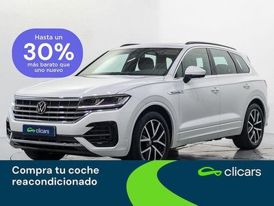 Blanco Usado 2021 VW Touareg R-line SUV | 43.990 € (Precio justo)