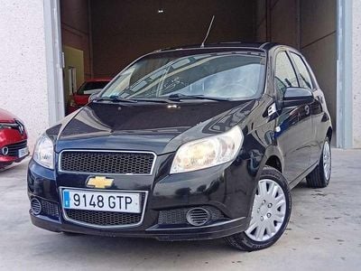 Usado Chevrolet Aveo LS 84 CV (61 kW) 2010 Negro Utilitario