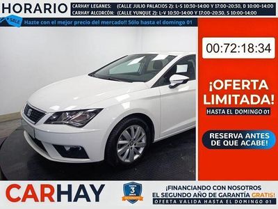 Usado Seat Leon Reference 111 CV (81 kW) 2018 Blanco Berlina
