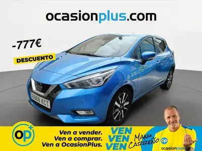 Usado Nissan Micra Acenta 71 CV (52 kW) 2017 Azul Utilitario
