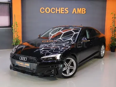 Käytetty Audi A5 Sportback Advanced 150 HP (110 kW) 2021 Musta Viistoperä