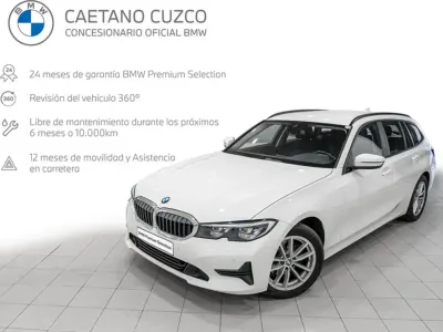 Usado BMW 320 Sport Line 190 CV (139 kW) 2021 Blanco Familiar