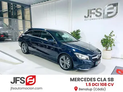 Käytetty Mercedes CLA200 Shooting Brake 136 HP (100 kW) 2018 Sininen Farmari
