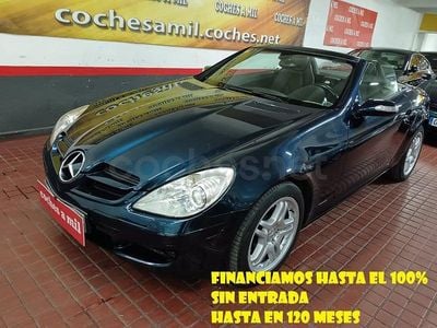 Usado Mercedes SLK200 163 CV (119 kW) 2005 Azul Descapotable
