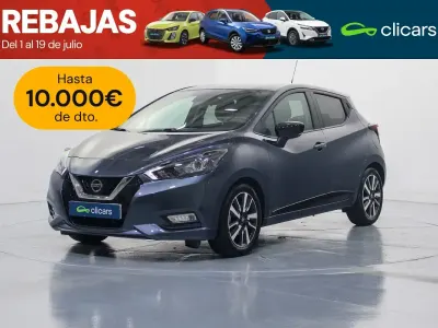 Usado Nissan Micra 92 CV (67 kW) 2021 Gris / plata Utilitario