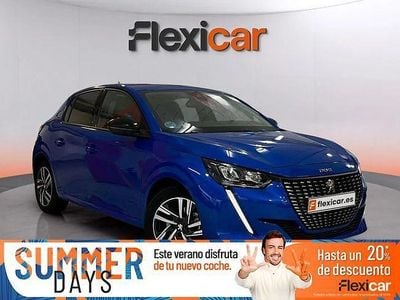 Usado Peugeot 208 Allure 100 CV (73 kW) 2022 Azul Utilitario