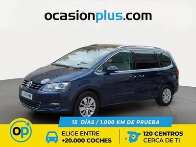 Usado VW Sharan Advance 140 CV (102 kW) 2014 Azul Monovolumen
