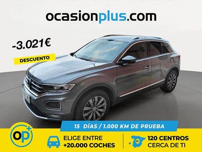 Usado VW T-Roc Sportline 150 CV (110 kW) 2022 Gris SUV