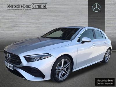 Usado Mercedes A180 AMG line 116 CV (85 kW) 2024 Plata iridio Berlina