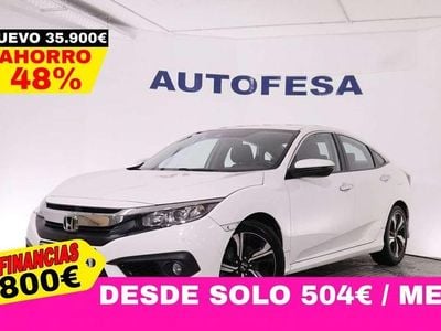 Usado Honda Civic Elegance 120 CV (88 kW) 2018 Blanco Berlina