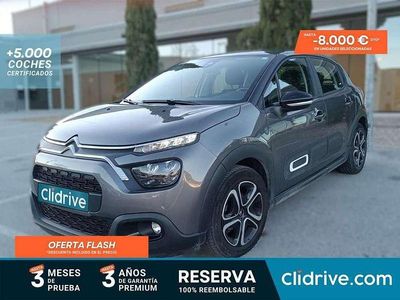 Usado Citroën C3 Feel 83 CV (61 kW) 2022 Gris Utilitario