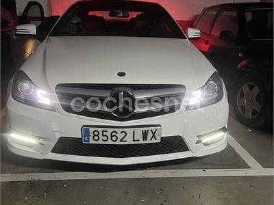 Usado Mercedes C250 204 CV (150 kW) 2014 Blanco Coupe