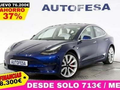 usado Tesla Model 3 Performance 490cv Auto 4p#LIBRO, NAVY, TECHO, CUERO, BLUETOOTH