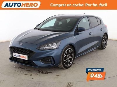 Usado Ford Focus ST-Line 120 CV (88 kW) 2020 Azul Berlina
