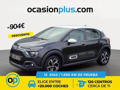 Negro Usado 2022 Citroën C3 Feel | 9950 € (Precio justo)