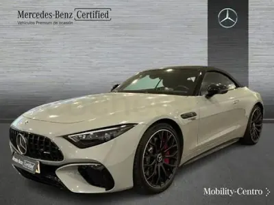 Usado Mercedes SL55 AMG AMG 476 CV (350 kW) 2023 Gris / plata Descapotable