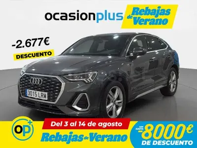 Usado Audi Q3 Sportback S-Line 150 CV (110 kW) 2021 Gris / plata SUV