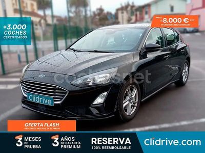 Usado Ford Focus Trend 125 CV (91 kW) 2019 Negro Berlina