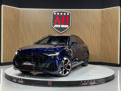 Usado Audi Q8 S-Line 286 CV (210 kW) 2018 Azul SUV
