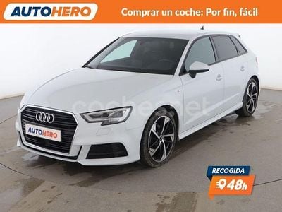 Usado Audi A3 S-Line 150 CV (110 kW) 2020 Blanco Berlina