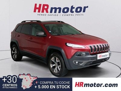 Rojo Usado 2014 Jeep Cherokee Trailhawk SUV | 16.490 € (Precio justo)
