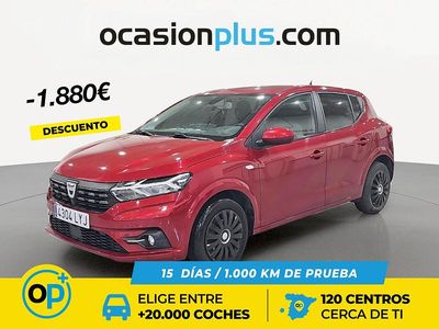 Rojo Usado 2022 Dacia Sandero Comfort Berlina | 10.900 € (Buen precio)