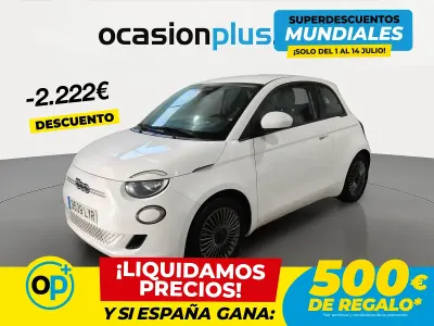 Usado Fiat 500e Icon 86 kW (118 CV) 2022 Blanco Utilitario