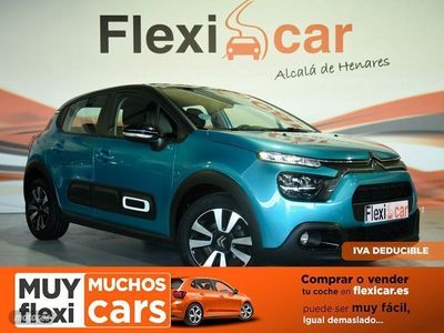 Usado Citroën C3 Feel 110 CV (80 kW) 2021 Azul Utilitario