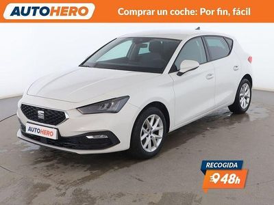Usado Seat Leon Style 116 CV (85 kW) 2021 Blanco Berlina