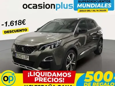 Usado Peugeot 3008 GT-line 131 CV (96 kW) 2020 Gris SUV