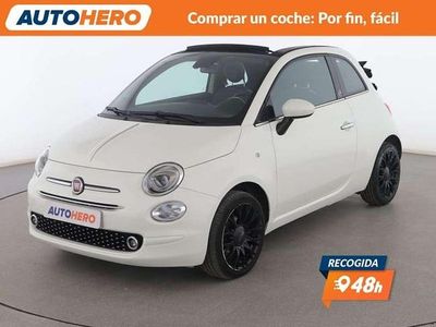 Blanco Usado 2019 Fiat 500 Descapotable | 11.199 € (Precio justo)
