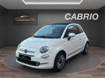 Usado Fiat 500C Lounge 69 CV (50 kW) 2016 Blanco Descapotable