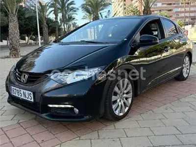 Usado Honda Civic Sport 150 CV (110 kW) 2012 Negro Berlina